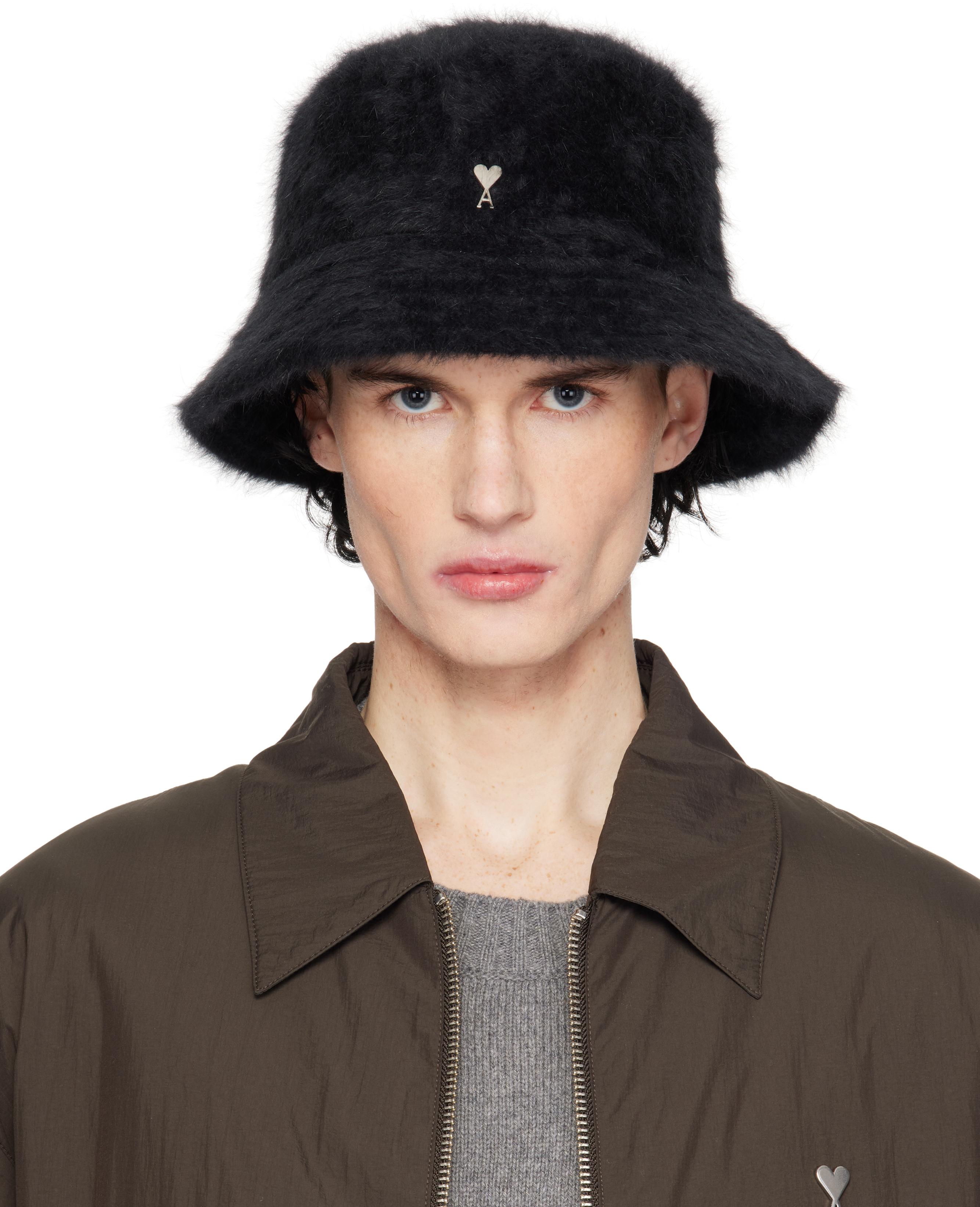 ハット AMI Alexandre Mattiussi AMI DE COEUR BUCKET HAT AMI Alexandre Mattiussi Navy Ami de Cœur Bucket Hat AMI