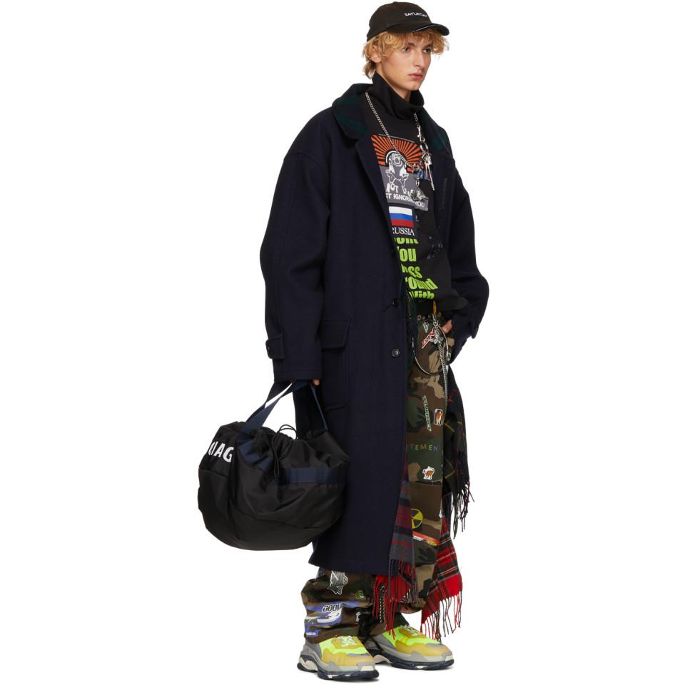Vetements Green Camo Sticker Cargo Pants for Men | Lyst