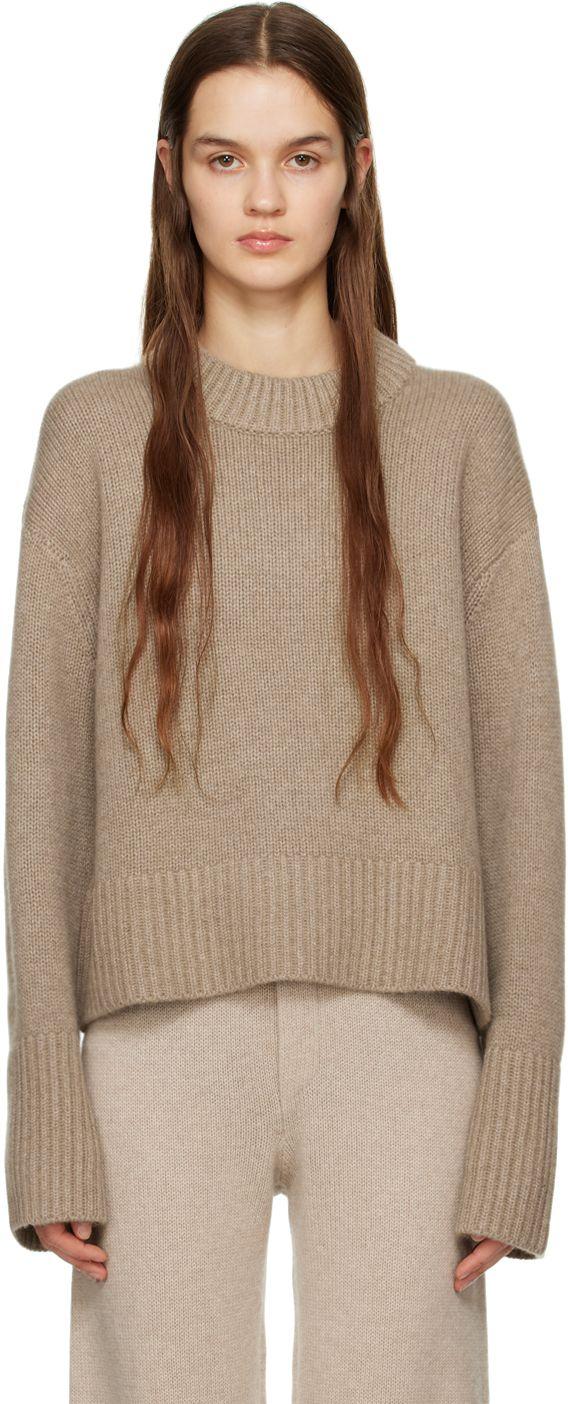 Lisa Yang Beige 'the Sony' Sweater in Natural | Lyst
