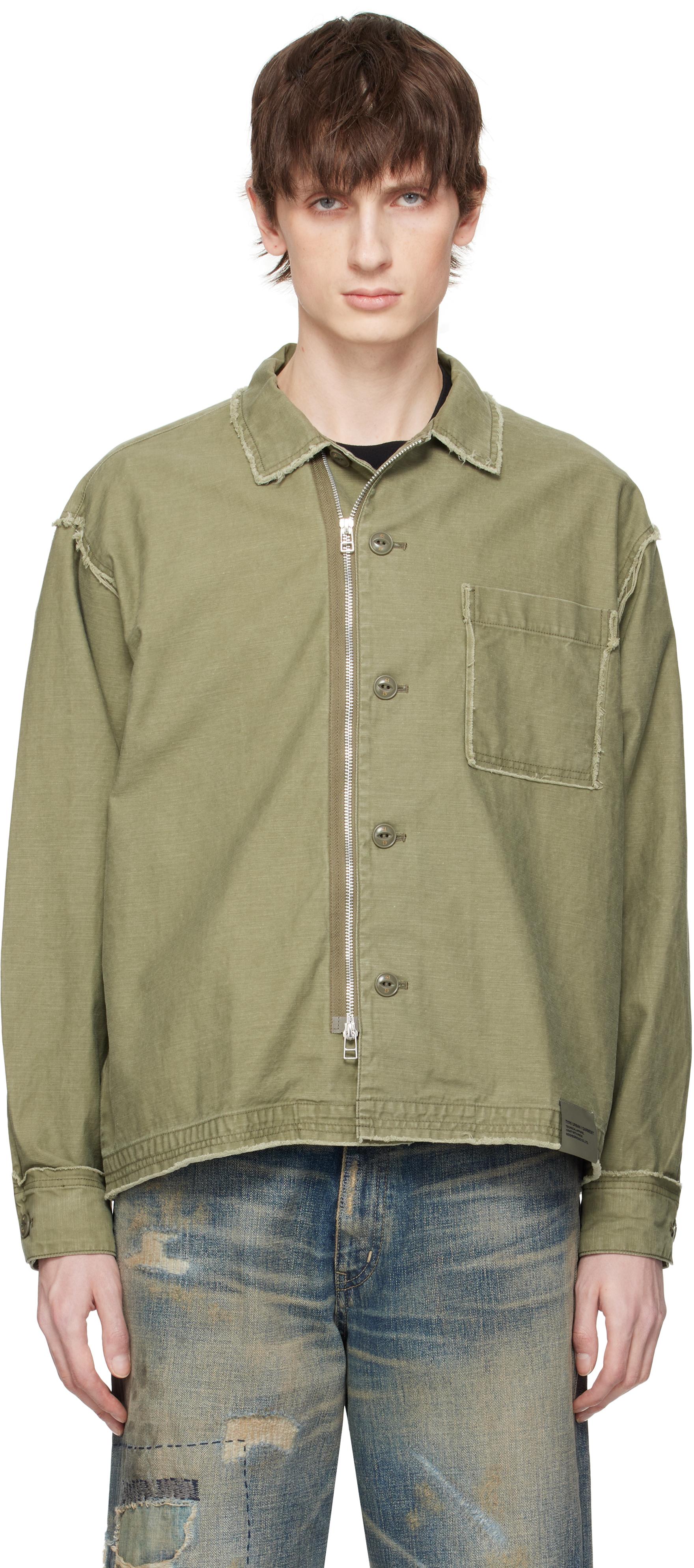 【新品L】NEIGHBORHOOD UNTRIMMED ZIP SHIRT LS UNTRIMMED ZIP SHIRT LS