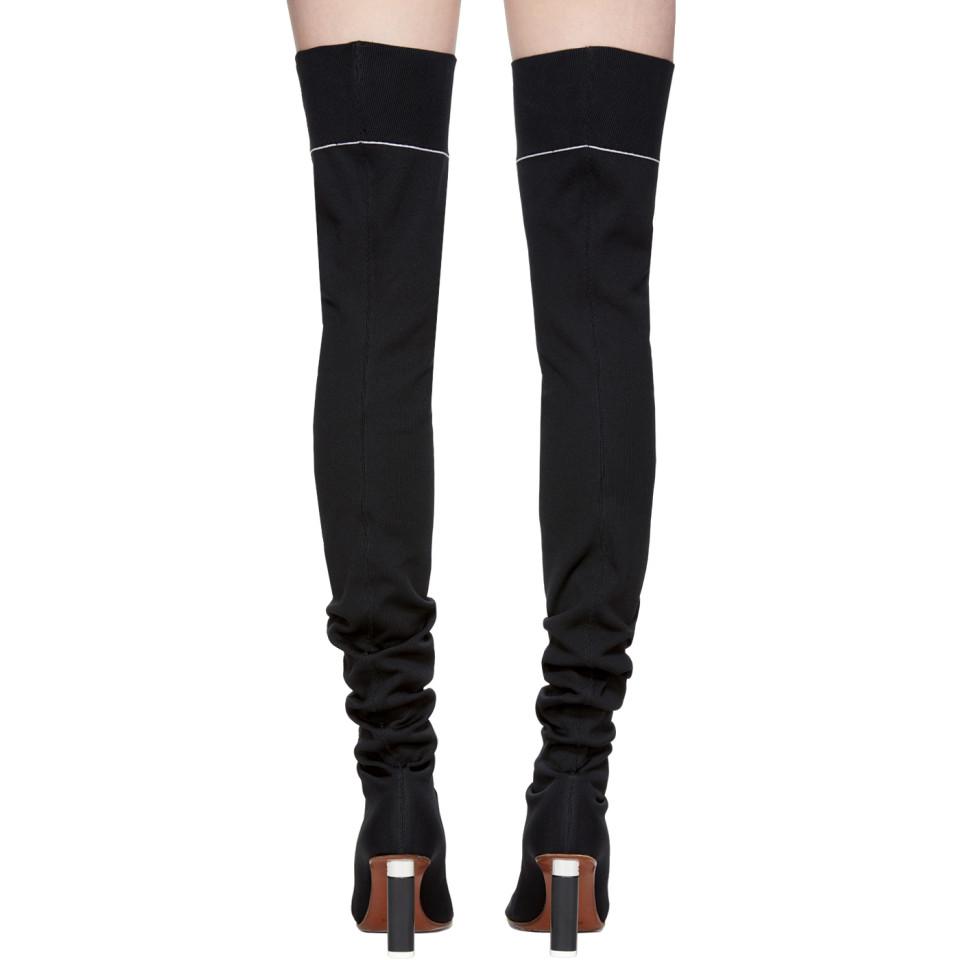 vetements thigh high boots