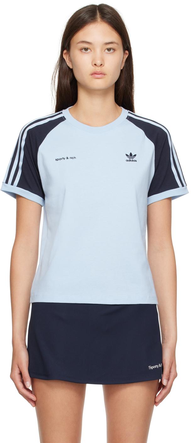 Sporty & Rich Sportyrich Adidas Originalsエディション ブルー