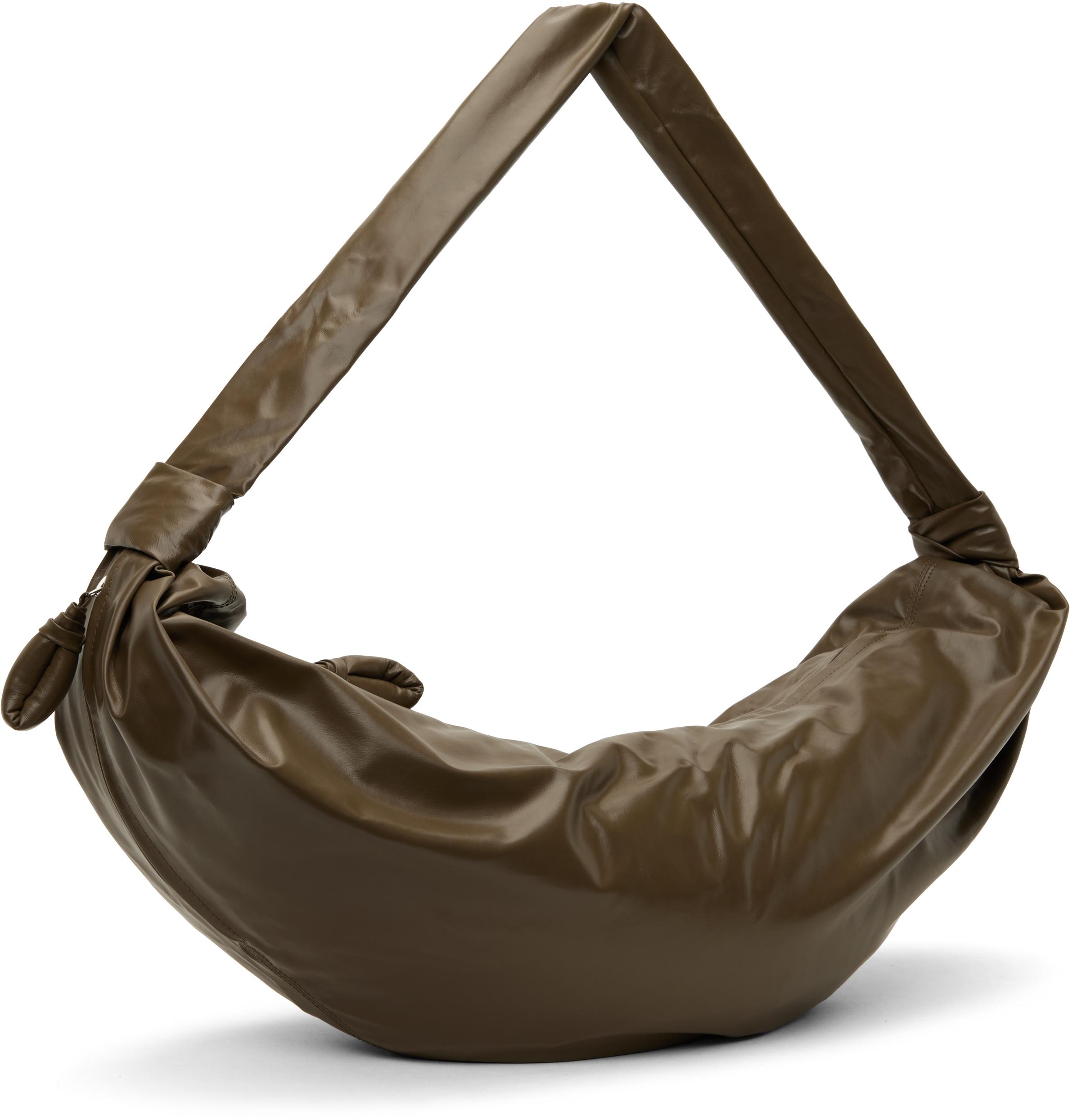 LEMAIRE Soft Croissant ショルダーバッグ ブラウン LEMAIRE Small Soft Croissant Shoulder Bag | Brown | FARFETCH