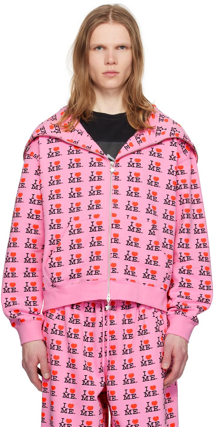 Ashley Williams 'I Heart Me' Butterfly Hoodie in Red for Men Ashley Williams 'I Heart Me' Butterfly Hoodie in Red for Men