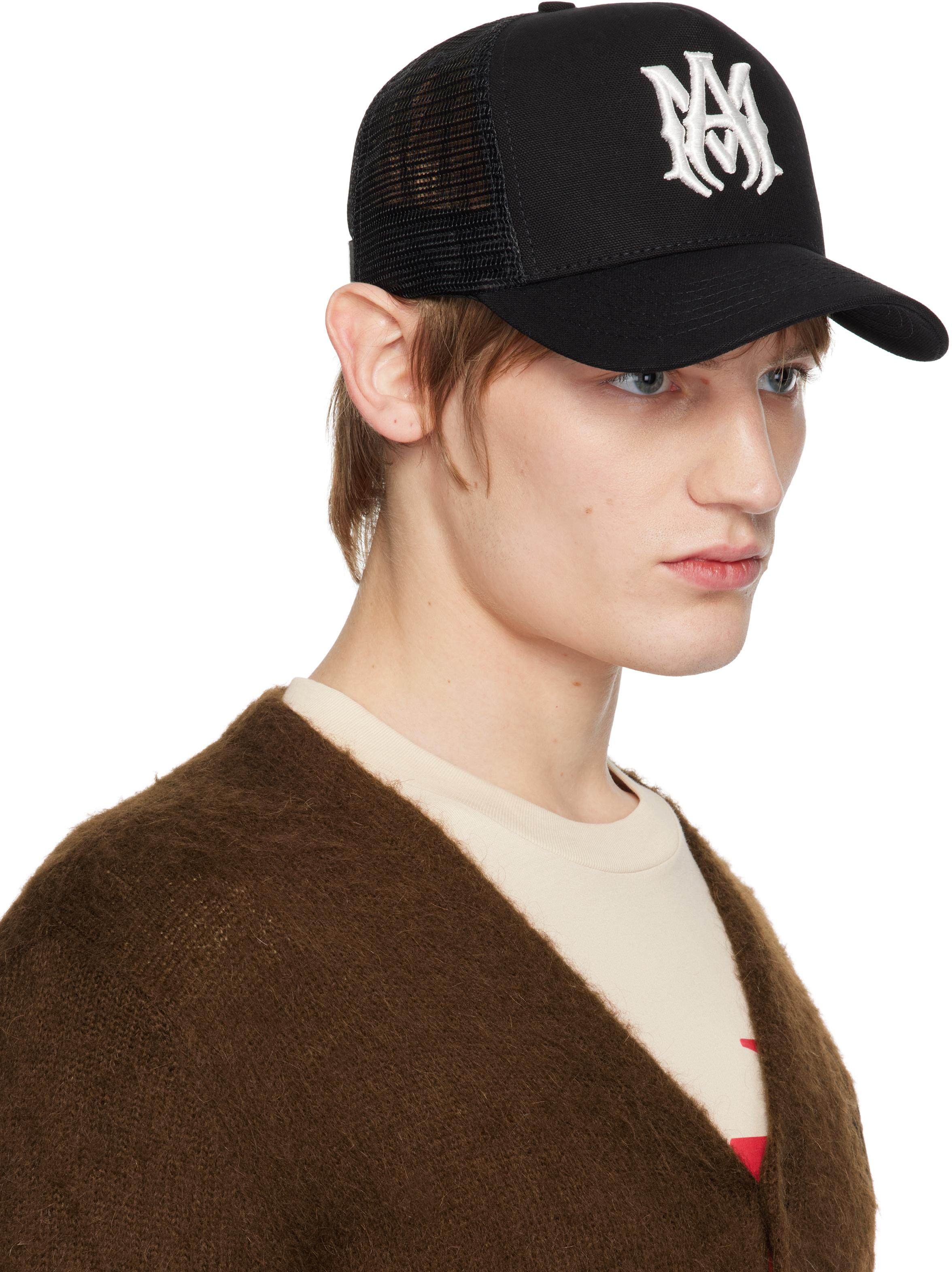 Amiri メンズ ブラウン ブラック Ma ロゴ トラッカーキャップ キャップ