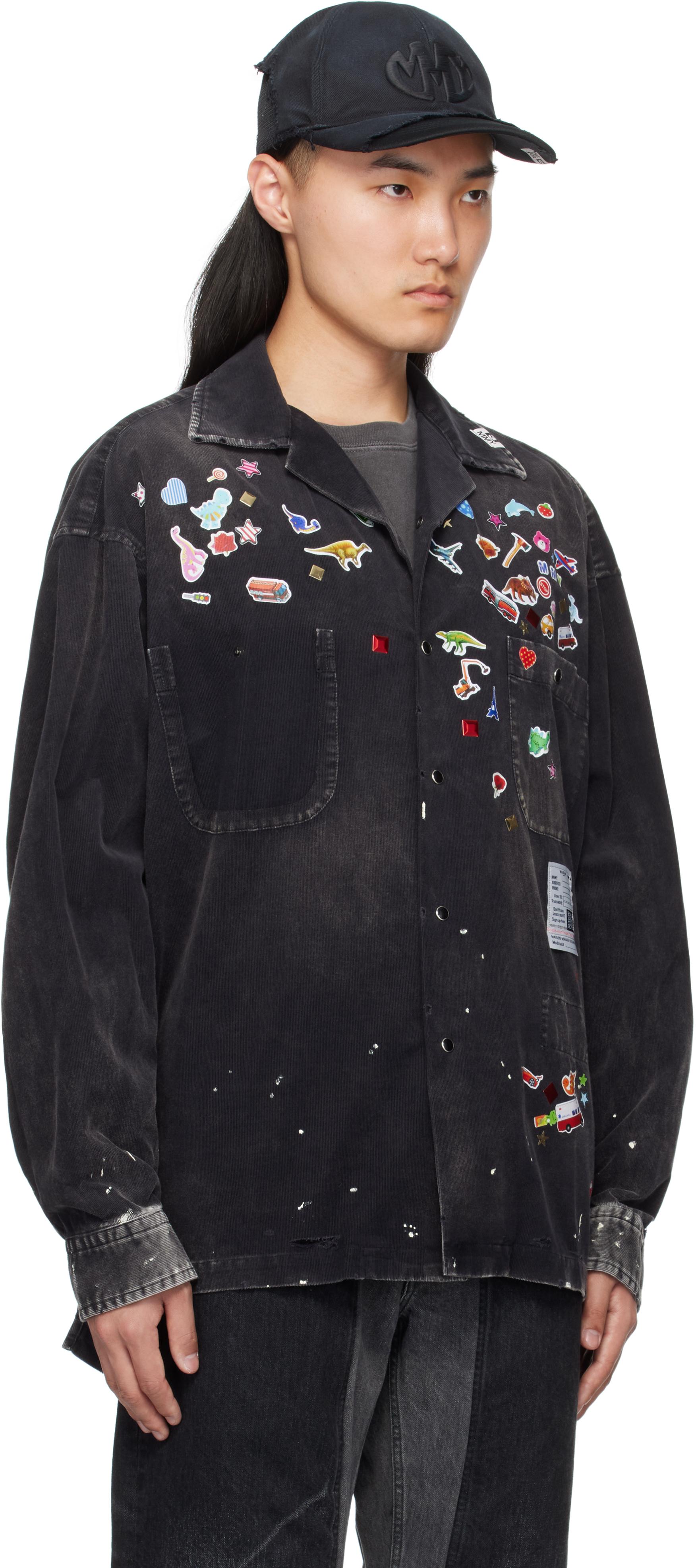 トップス Maison MIHARA YASUHIRO CORDUROY STICKER MAISON MIHARA YASUHIRO - Corduroy Sticker Shirt — SUPERMRKT
