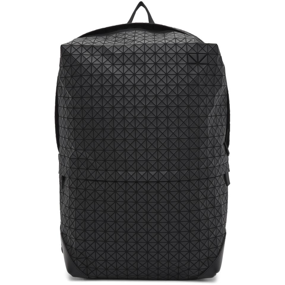 Bao Bao Issey Miyake Leather Black Large Liner Backpack for Men - Save ...