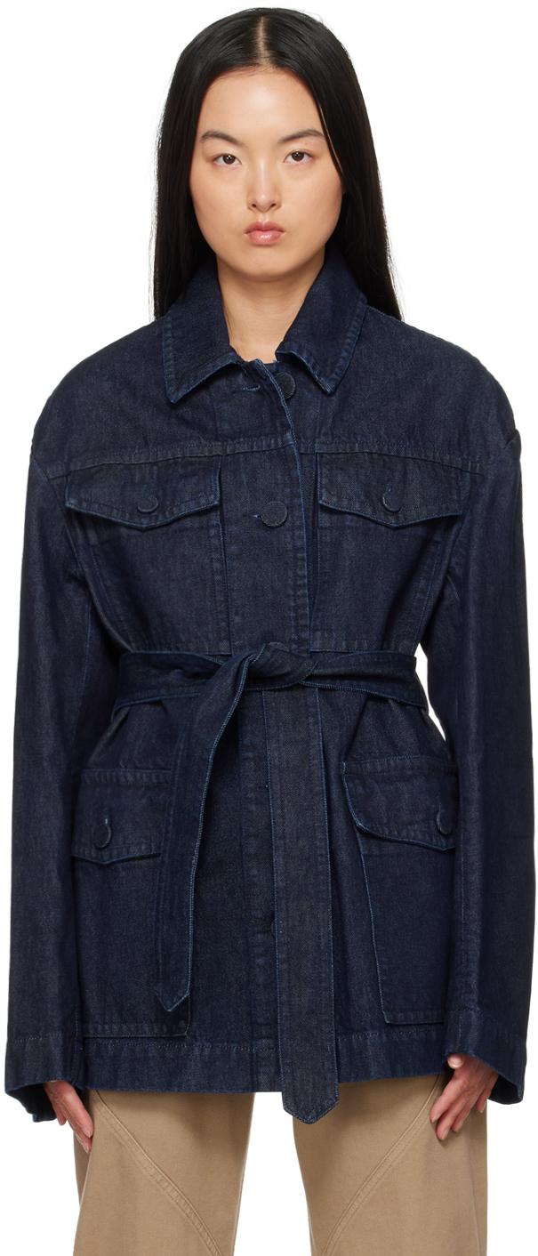 【DRIES VAN NOTEN】FW23 ベルト付 デニムジャケット 送料関税込 DRIES VAN NOTEN】FW23 ベルト付 デニムジャケット 送料関税込