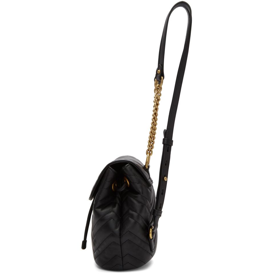 black mini gucci backpack