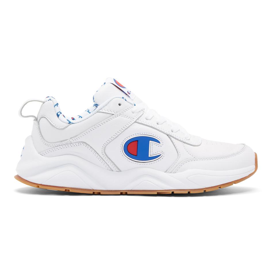 champion men's 93 eighteen classic white shoes