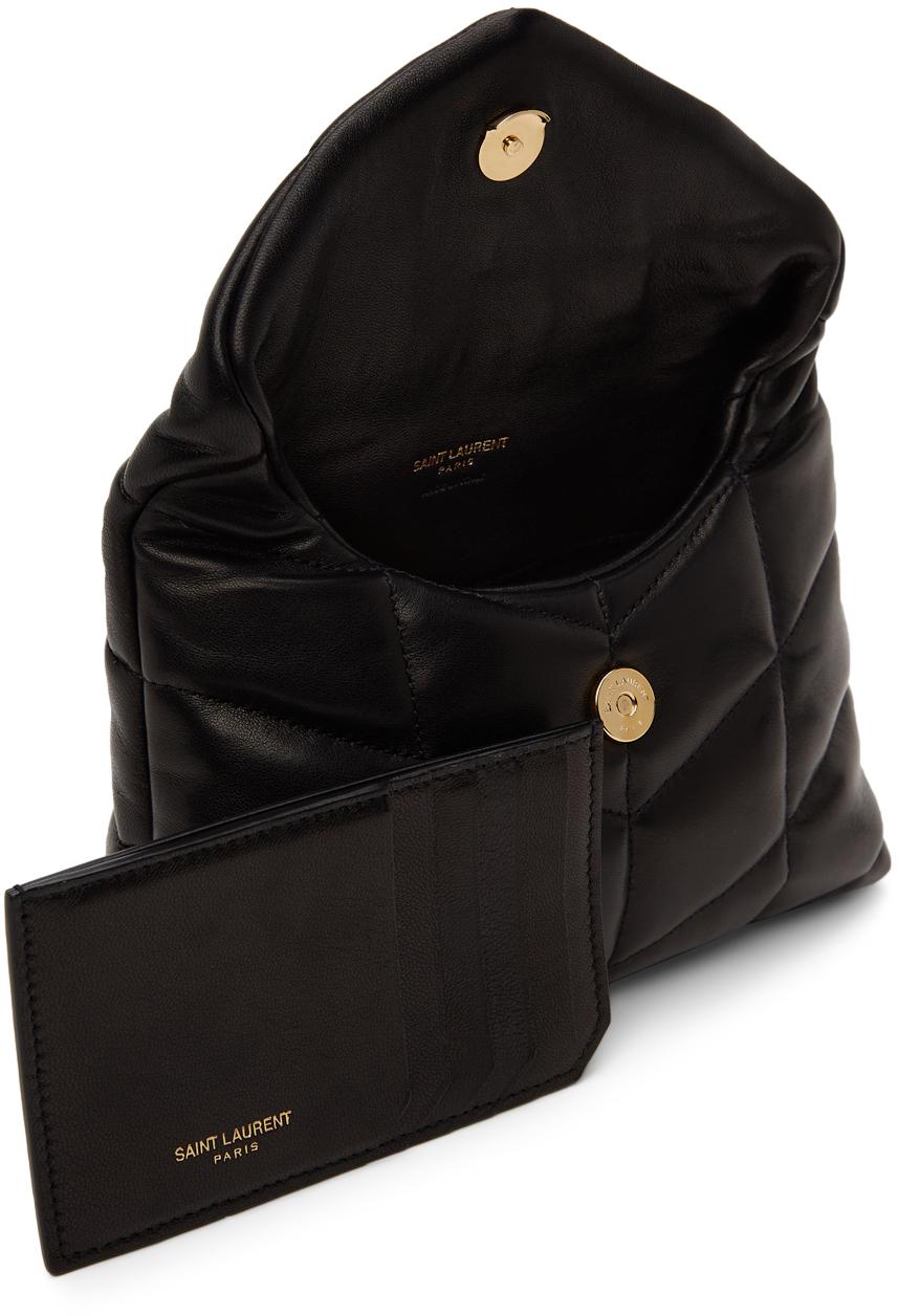 small lou leather puffer bolsa