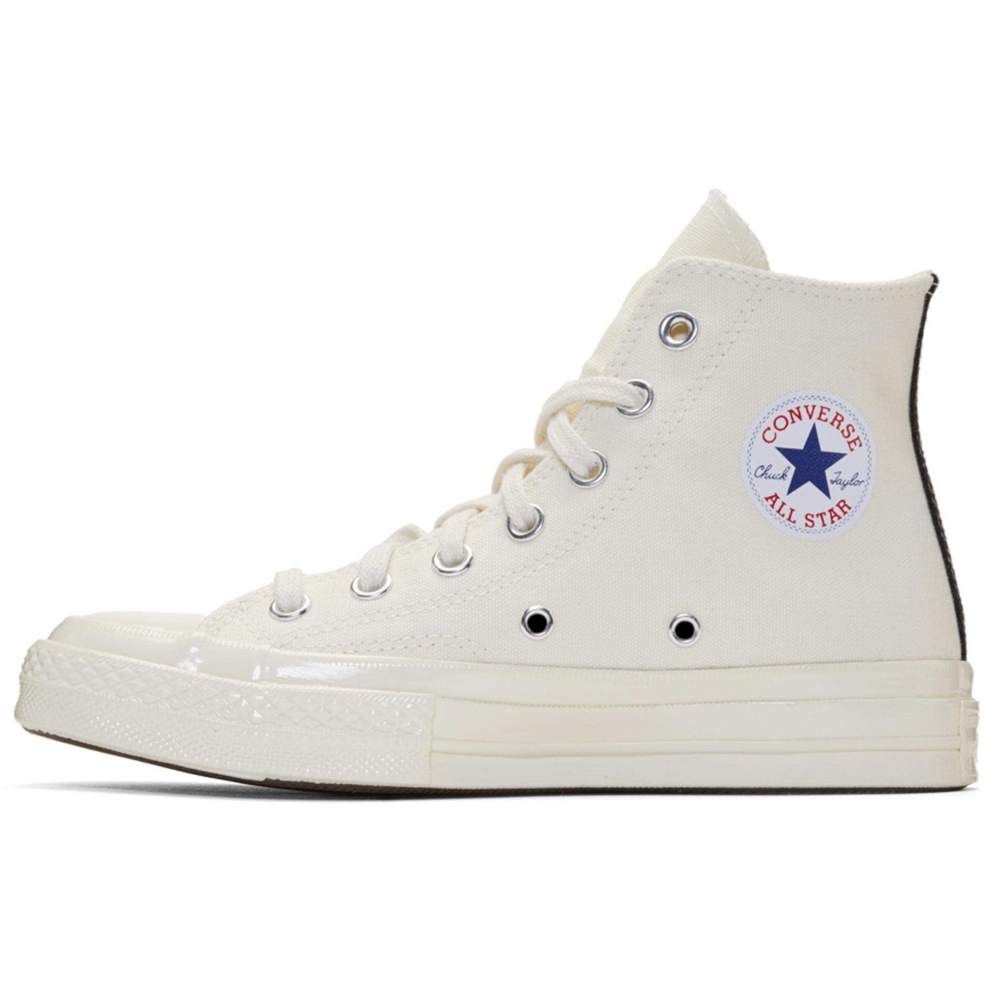 Comme des Garçons Play x Converse Chuck Taylor Sneakers - White
