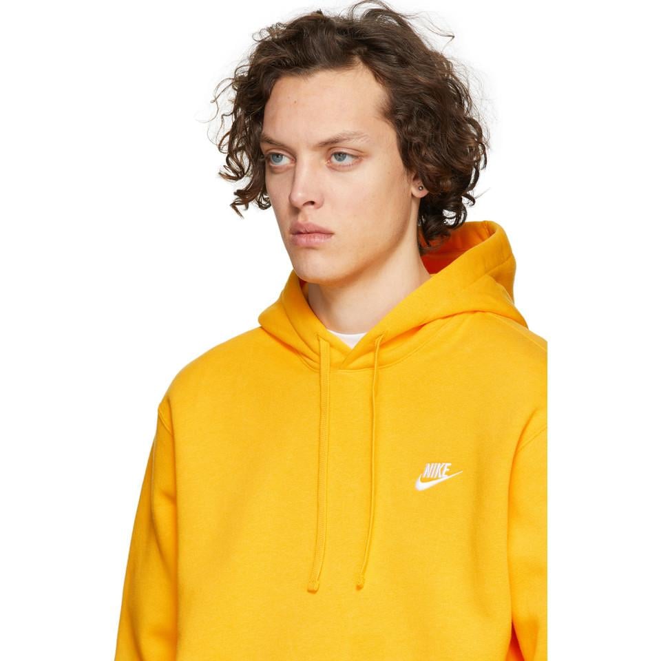 yellow nike fleece