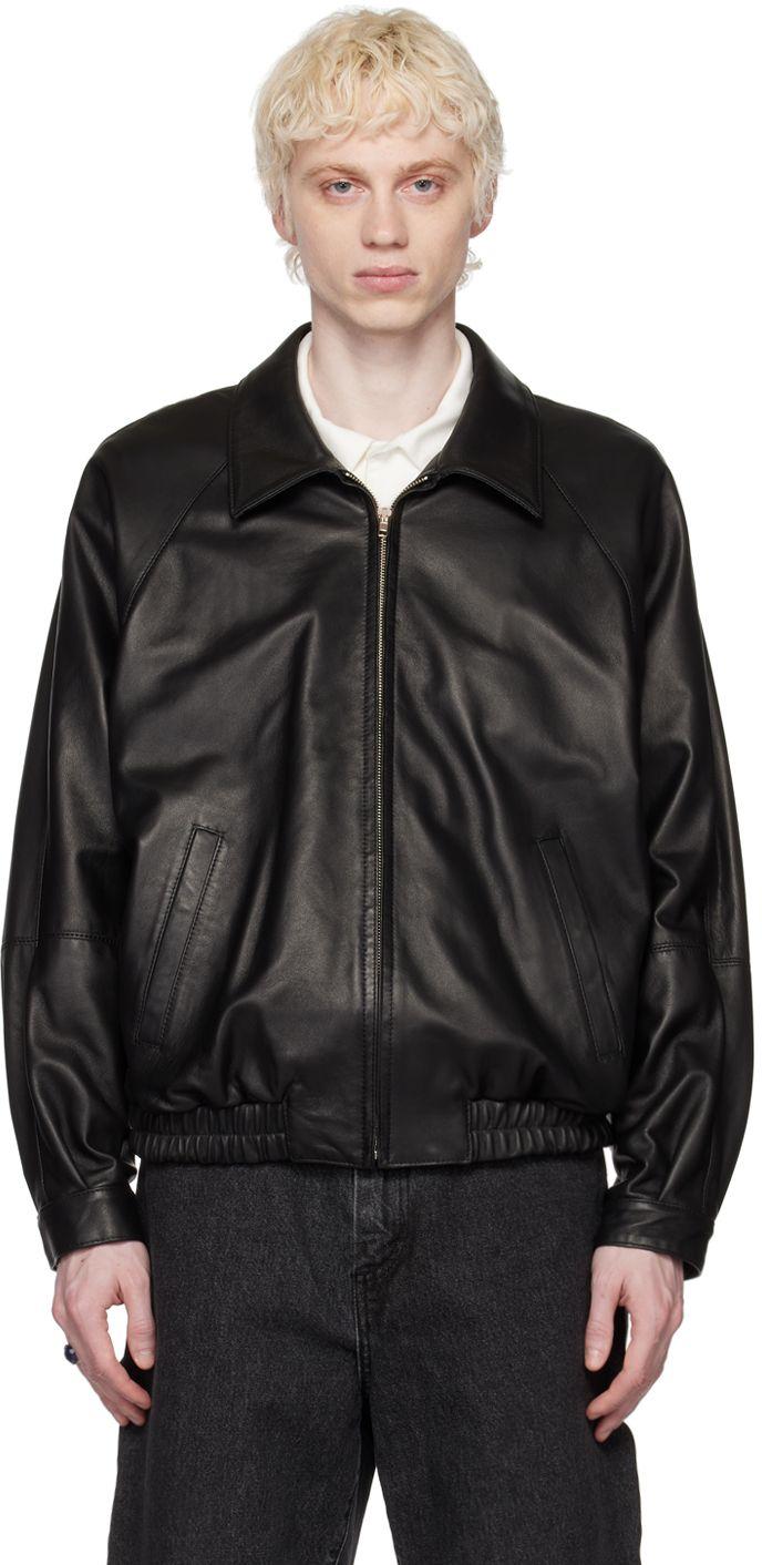 Maryam Nassir Zadeh Black Resolution Leather Jacket for Men | Lyst