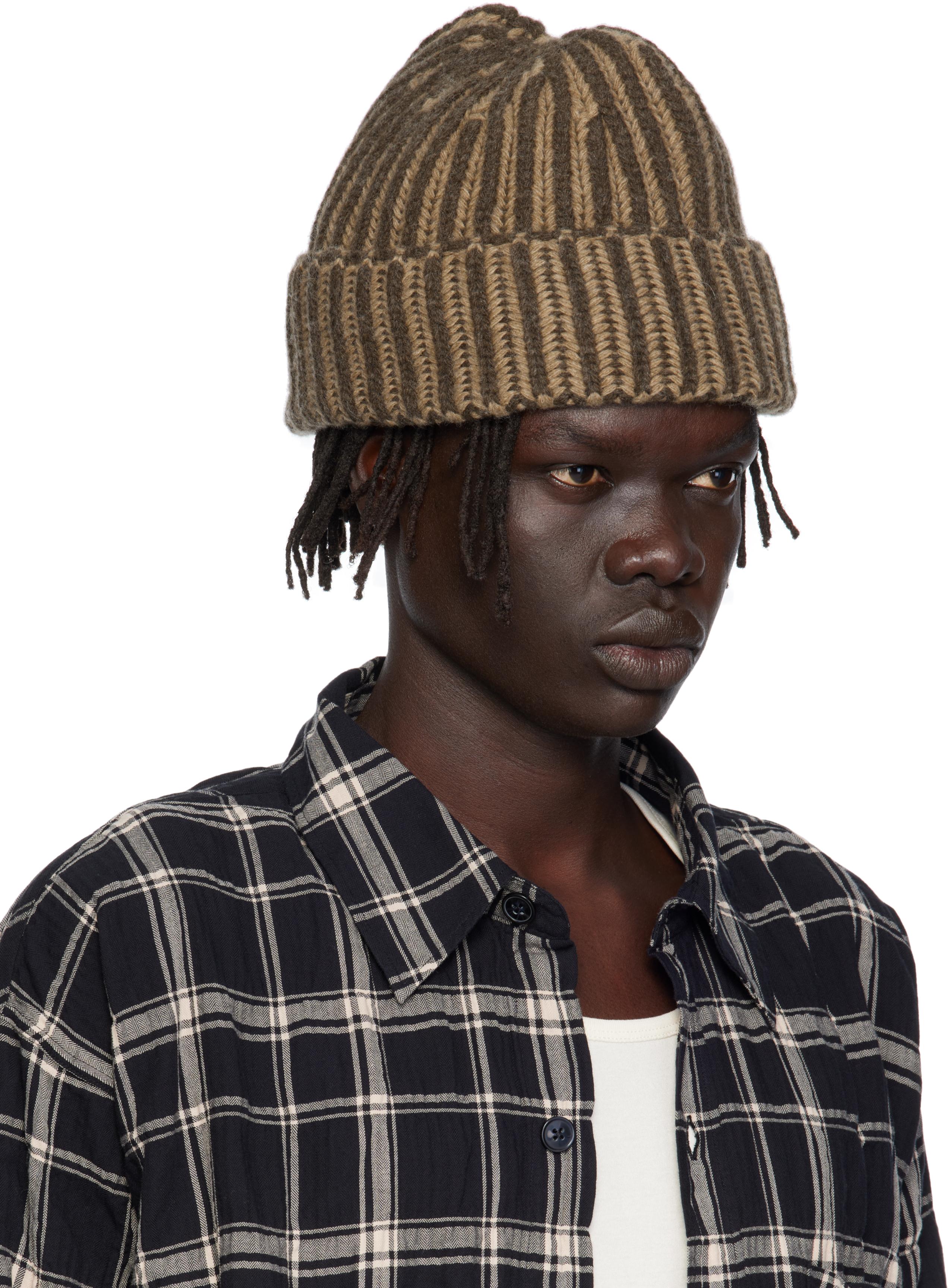 【mfpen】Stage Beanie - Biscuit mfpen Stage Beanie in Brown for Men | Lyst