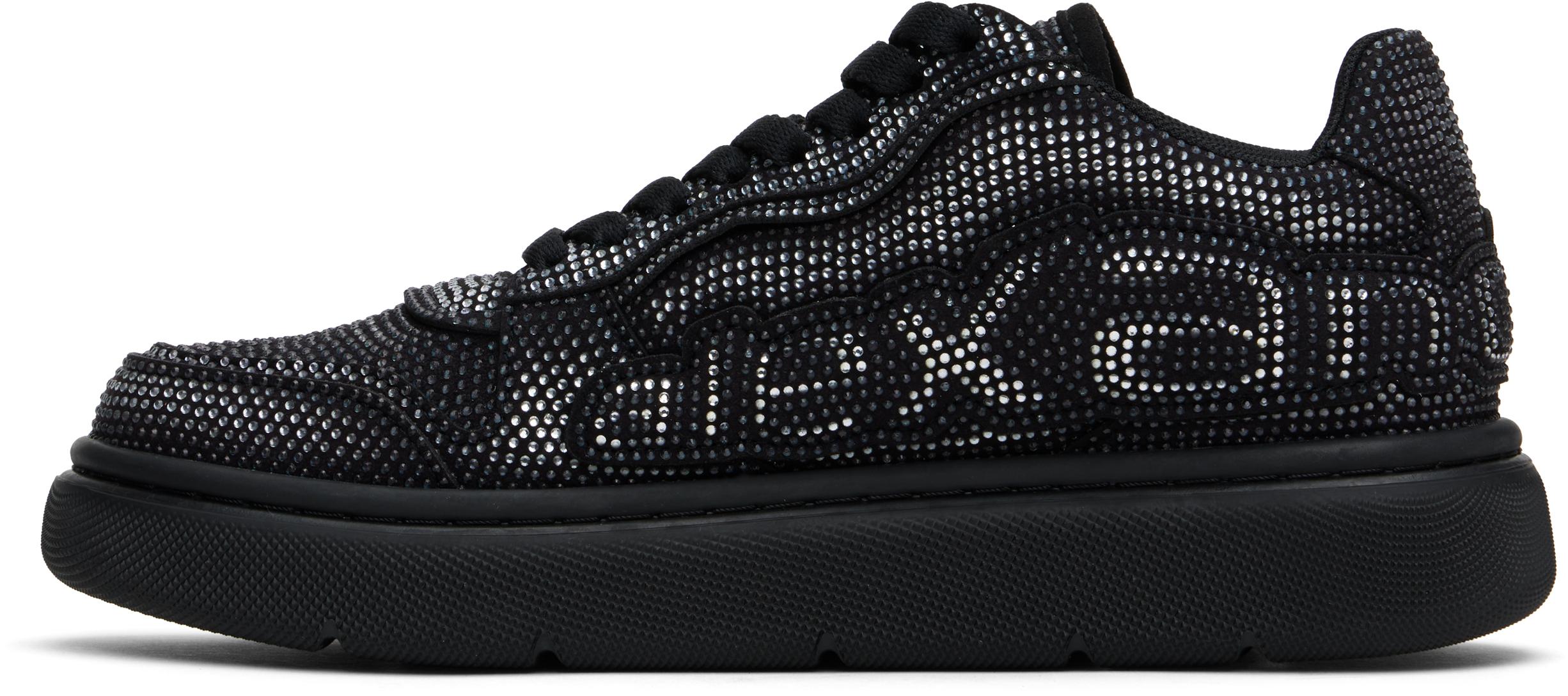 Alexander Wang◆ Puff leather ロゴ スニーカー puff pebble leather sneaker with logo in BLACK | alexanderwang®
