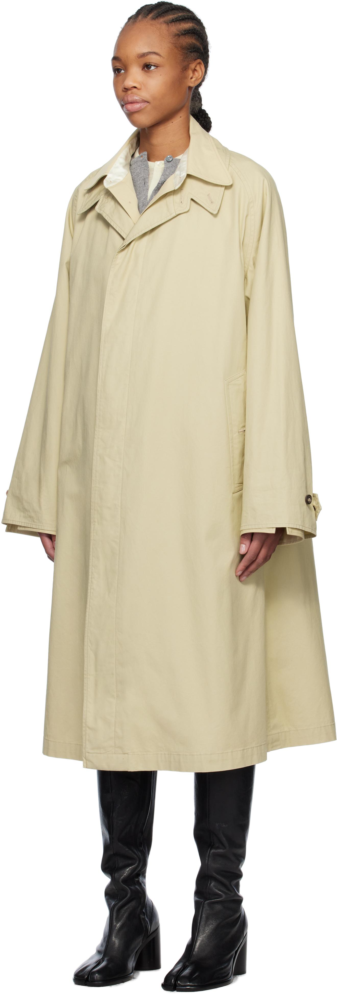 MaisonMargielaメゾンマルジェラピーチスキントレンチコート