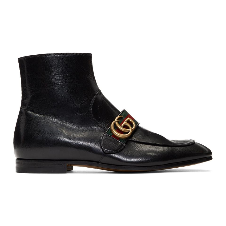 Gucci Black Donnie Boots for Men | Lyst