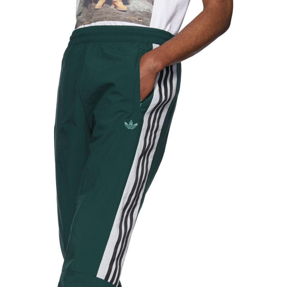 adidas Originals Synthetic Green Archive Track Pants for Men - Lyst
