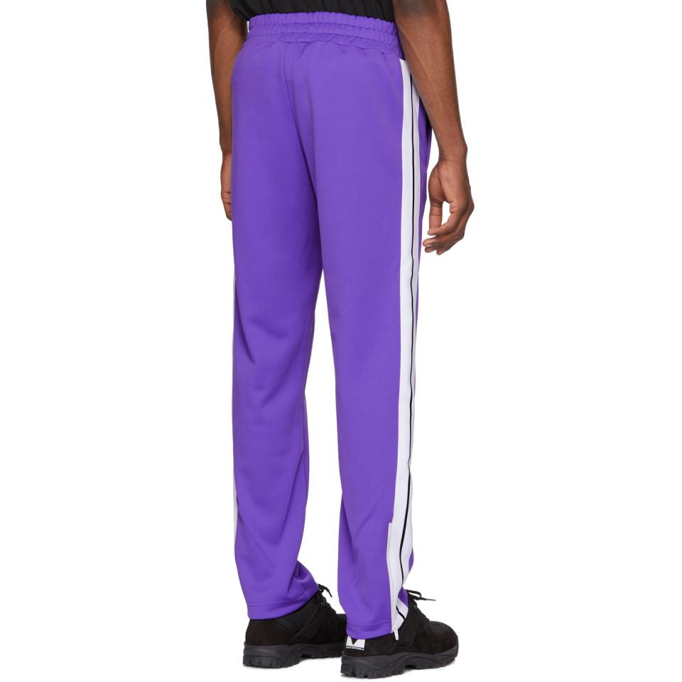 Palm Angels Purple Classic Track Pants 