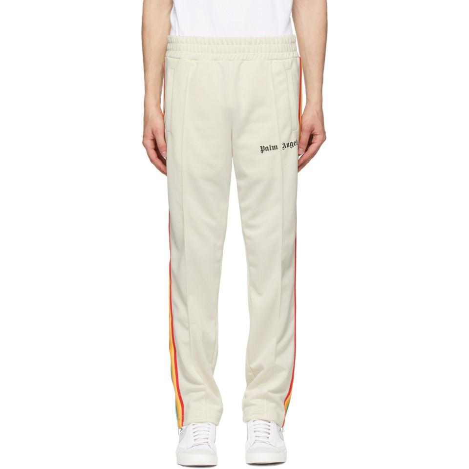 Palm Angels Off-white Rainbow Track Pants for Men - Lyst