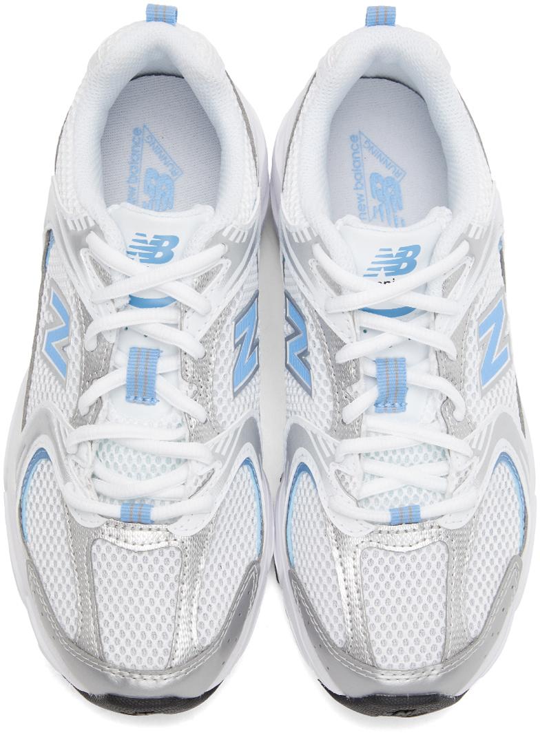 New Balance White & Blue 530 Sneakers for Men - Lyst