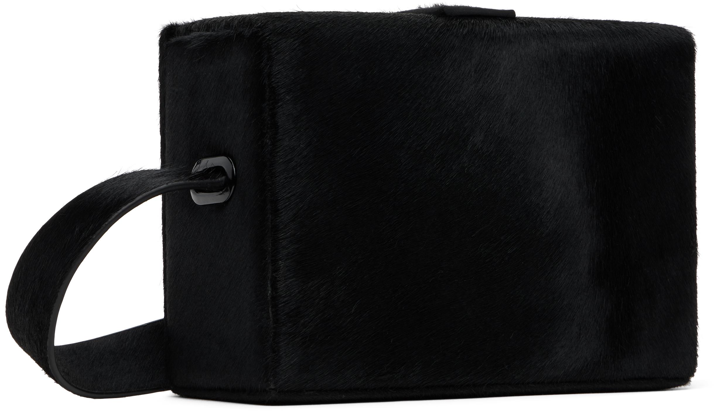 HELIOT EMIL Pony Hair Solely Box Bag in Black for Men | Lyst UK