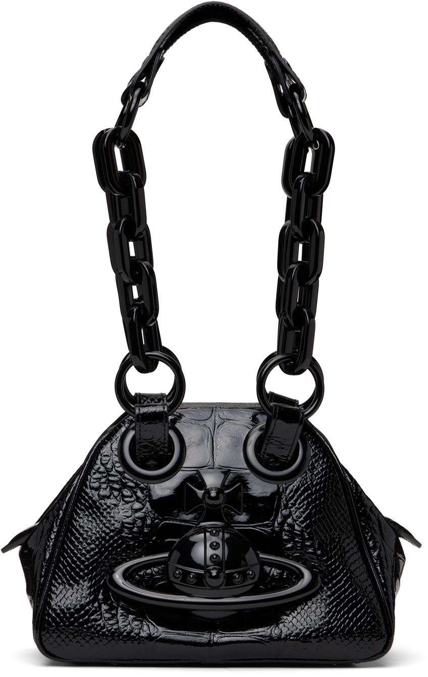 Vivienne Westwood ブラックハンドバッグ