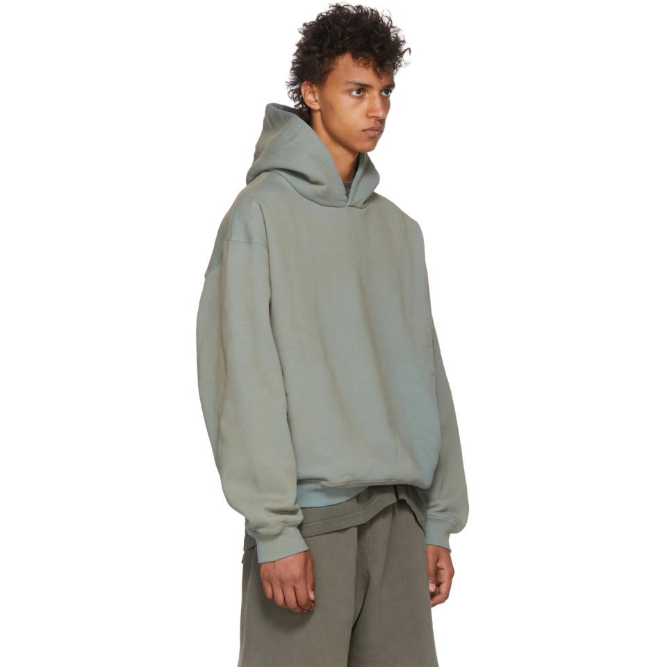 yeezy blue hoodie