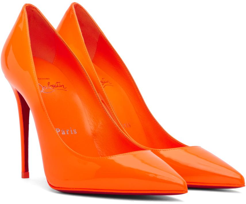 Christian Louboutin レディース オレンジ Kate 100 ヒール ヒール