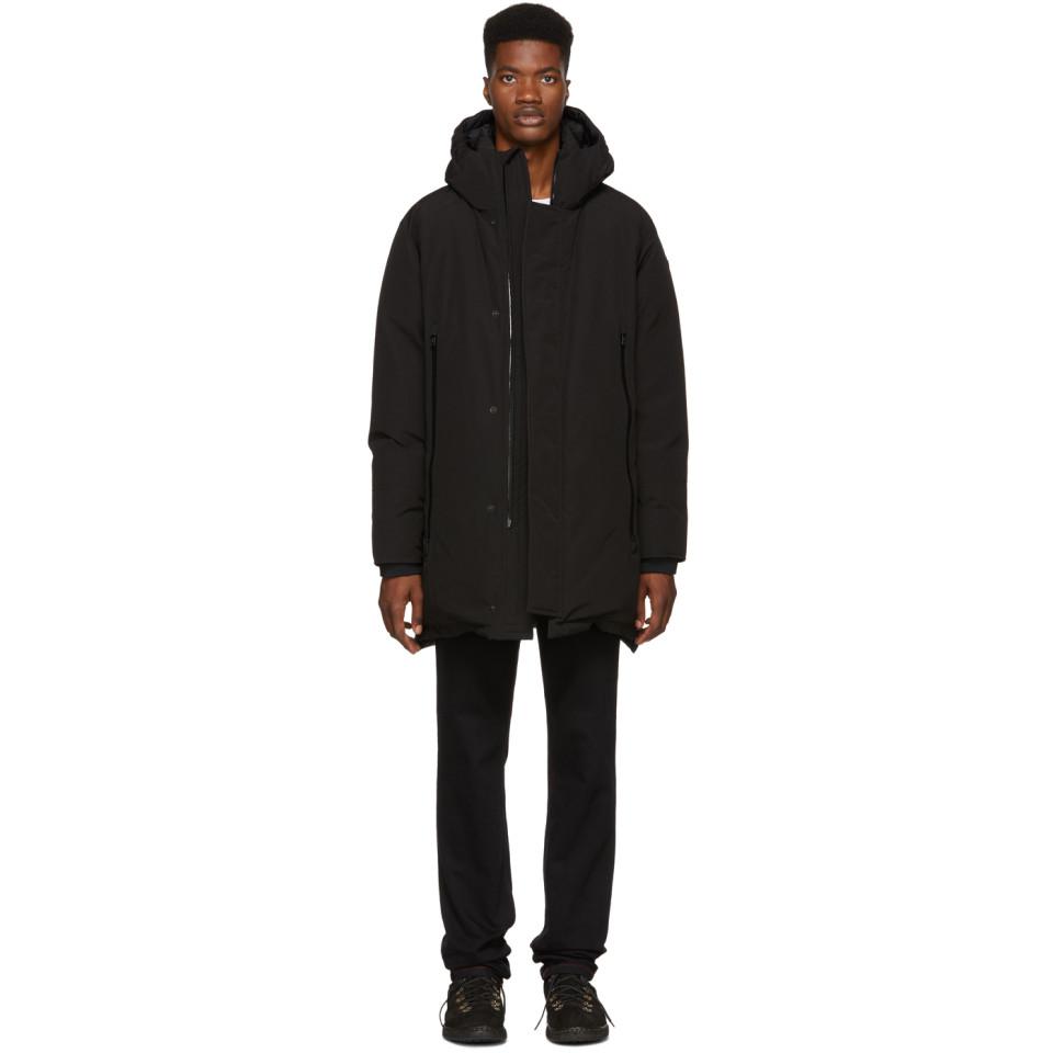 Moncler Synthetic Black Crepel Jacket 