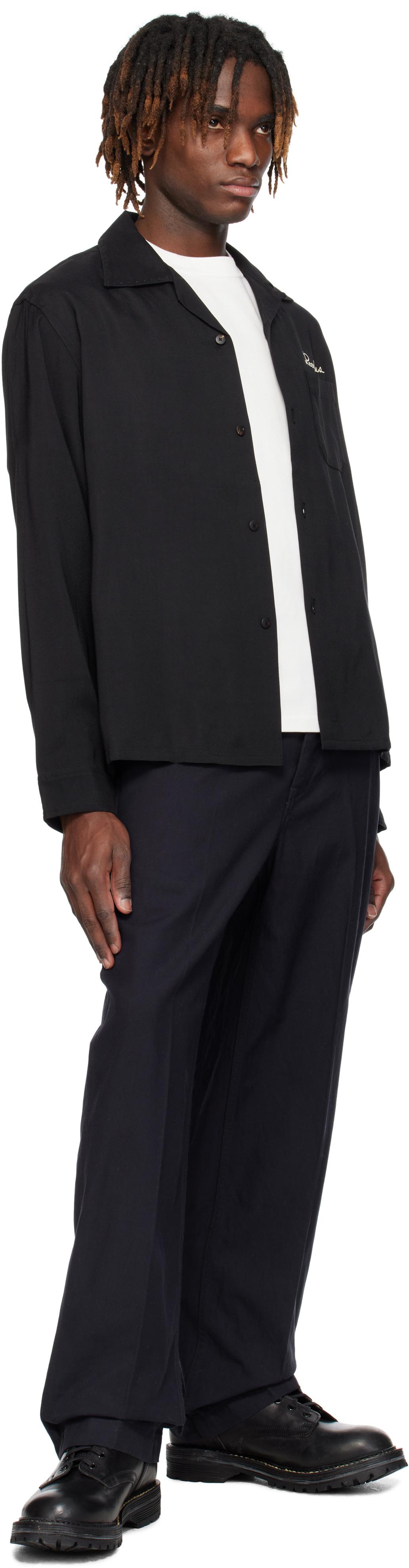 Visvim Keesey Sp L/S Shirt in Black for Men | Lyst