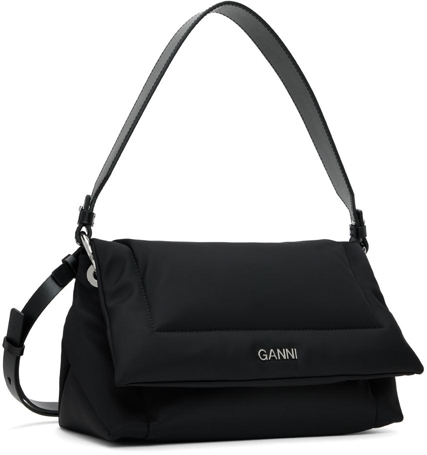 Ganni Black Medium Pillow Bag | Lyst Australia