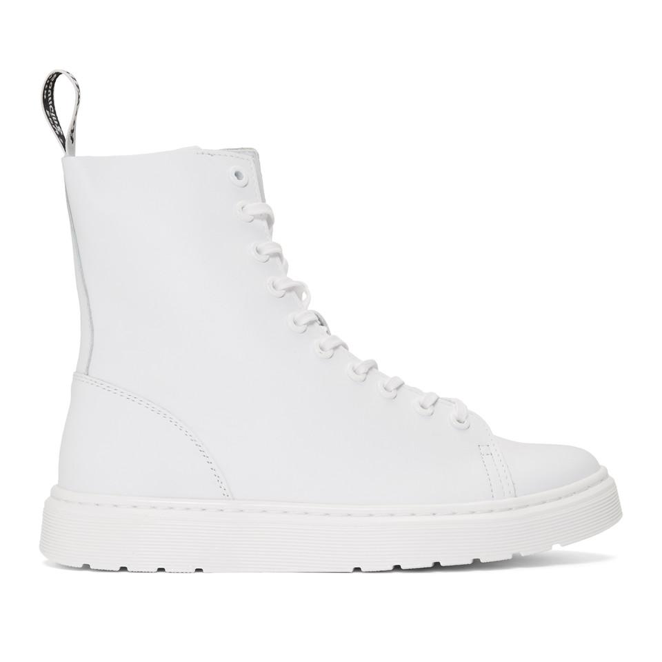 Dr. Martens Leather White Zaniel Brando High-top Sneakers for Men - Lyst