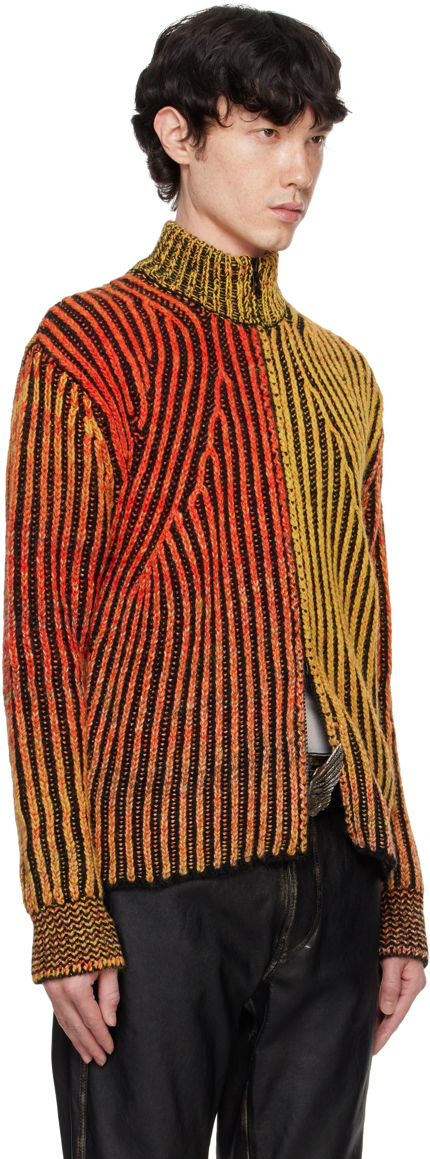 DIESEL K-Oakland-Zip Sweater in Red for Men | Lyst