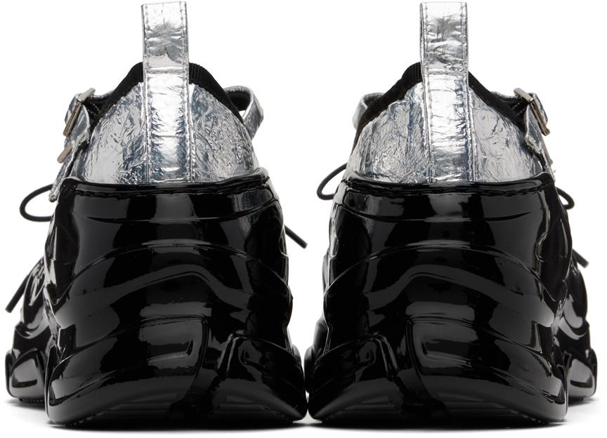 【Simone Rocha】ブラック Beaded Tracker Ballerina スニーカー Black Beaded Tracker Ballerina Sneakers by Simone Rocha on Sale