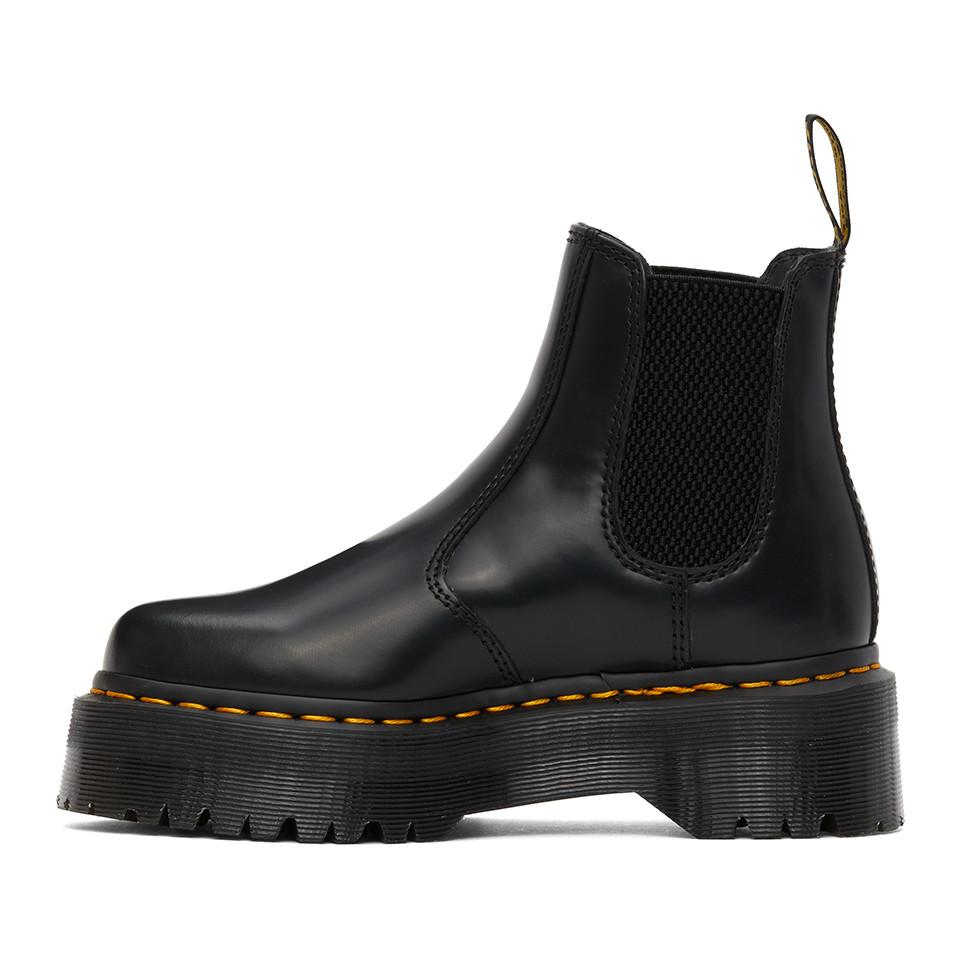 Dr. Martens Leather Black 2976 Quad Chelsea Boots - Lyst
