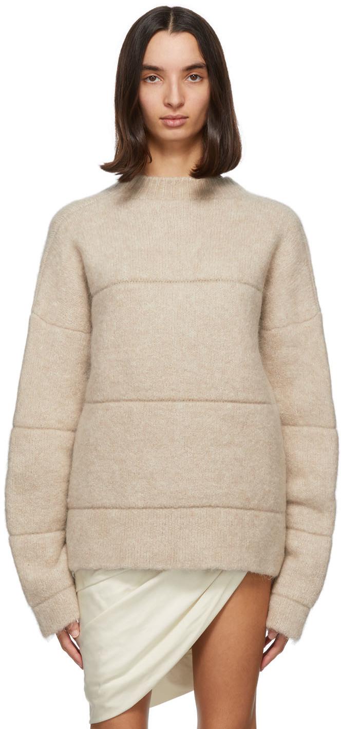 mohair beige 'La Maille Albi' Jacquemus 