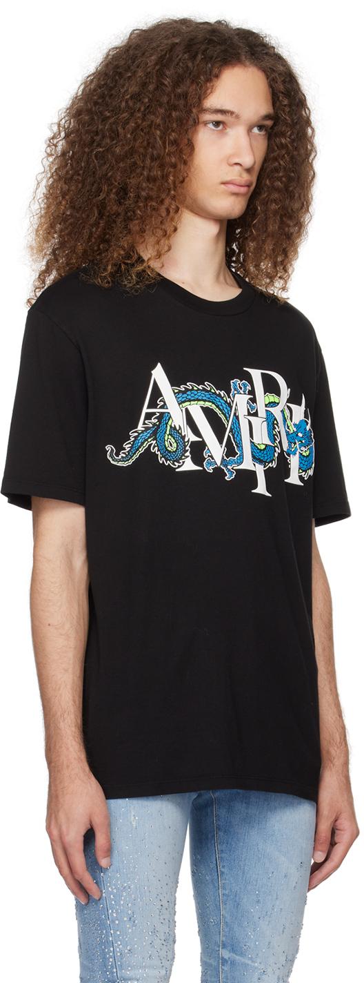 【関税込み】AMIRI ホワイト CNY Dragon 長袖Tシャツ White CNY Dragon Long Sleeve T-Shirt by AMIRI on Sale