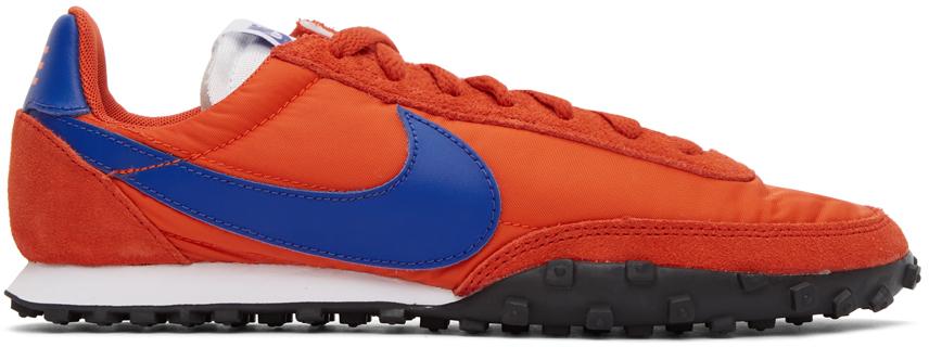 nike waffle racer orange