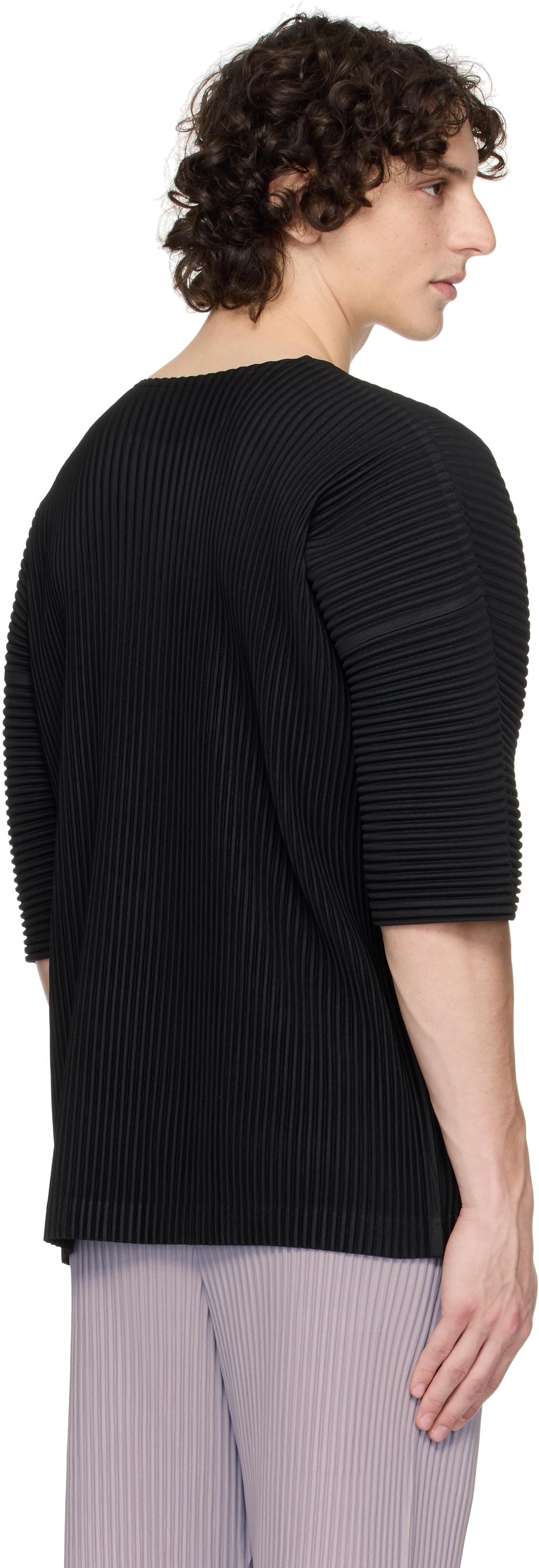 Homme Plissé Issey Miyake Monthly Color May T-Shirt in Black