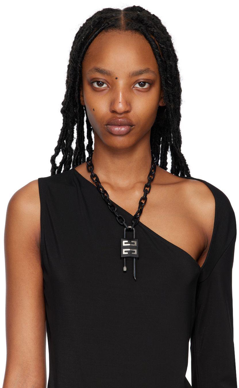 GIVENCHY | Small Lock Necklace | Women | Silver | Flannels Fashion Ireland