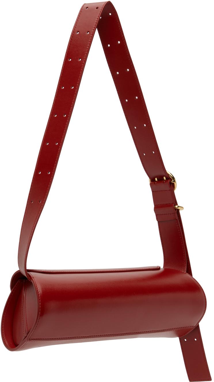 【関税込み】Cannolo Mini Purse - Jil Sander - Leather - Red Jil Sander Cannolo Mini Bag in Red | Lyst