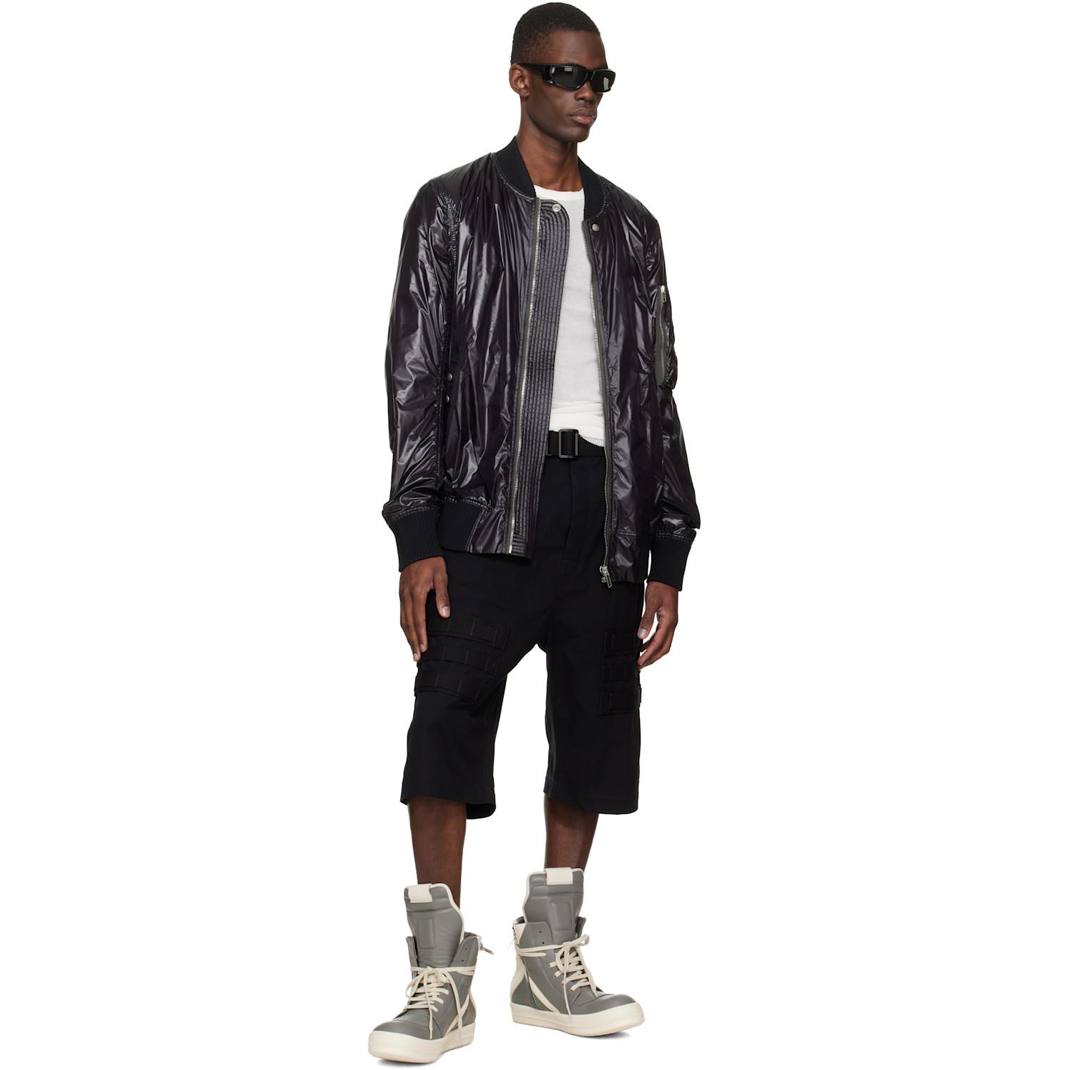 Rick Owens Temple Geobasket Sneakers in Gray for Men | Lyst