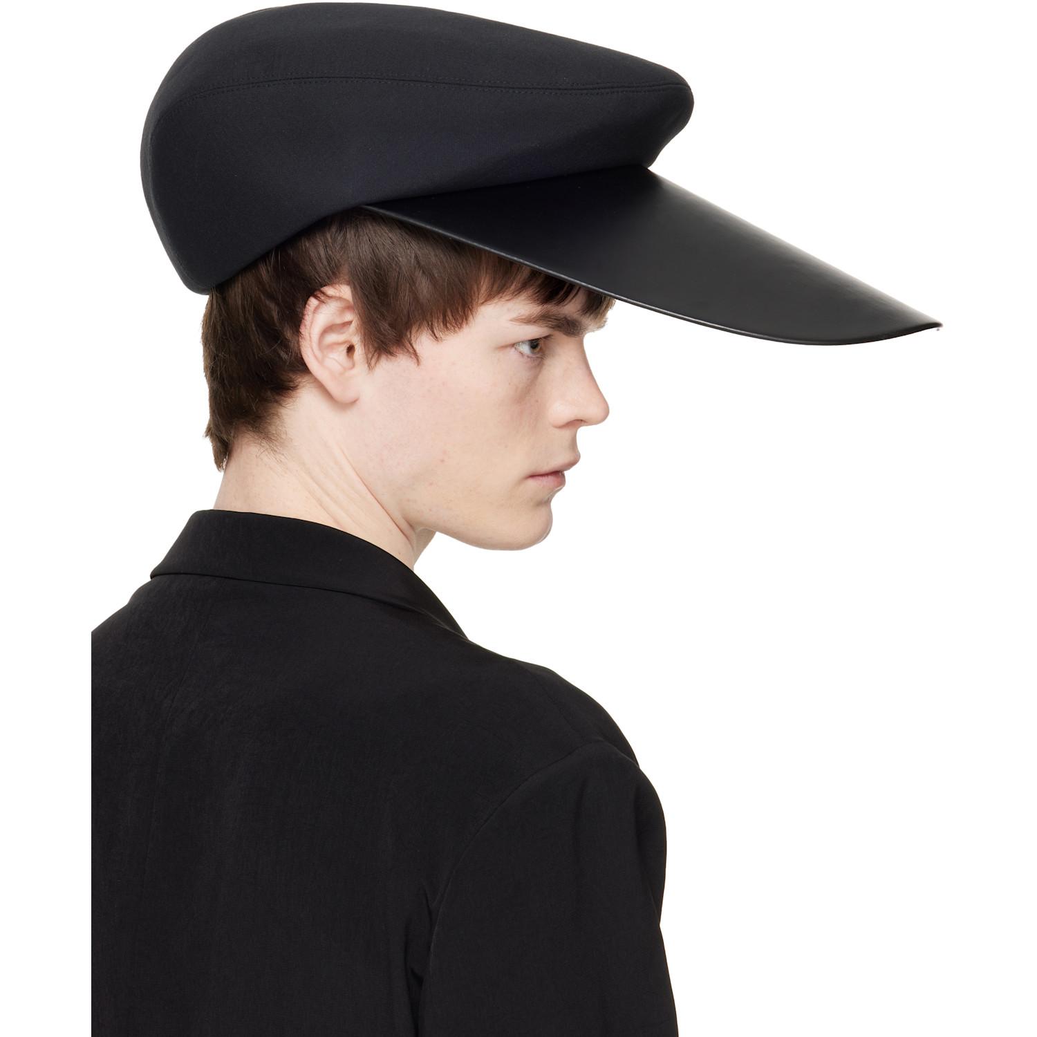 【COMME desGARÇONS HOMME PLUS】Leather cap Comme des Garçons Hats for Men | Online Sale up to 40% off | Lyst