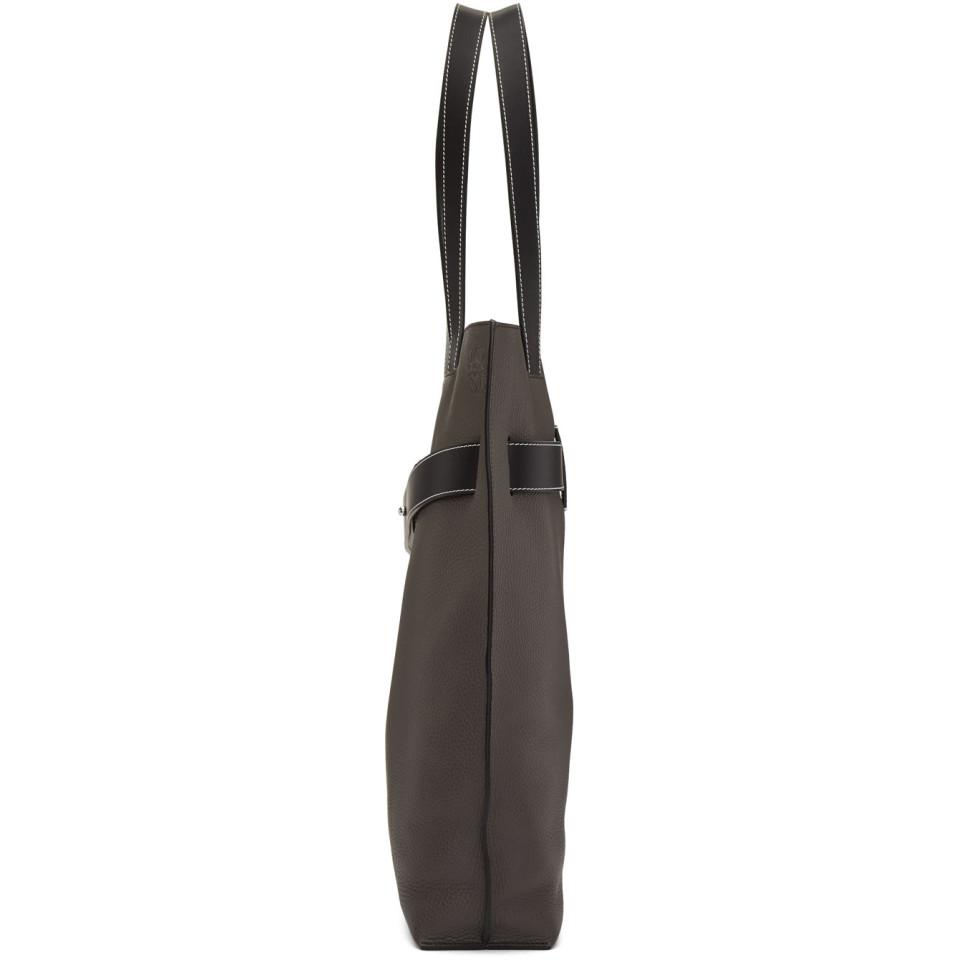 loewe strap vertical tote bag
