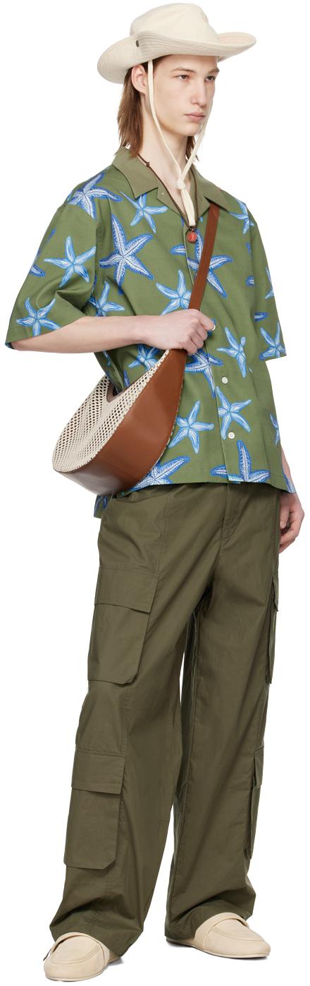 AFTER PRAY Starfish Shirt in Green for Men | Lyst UK