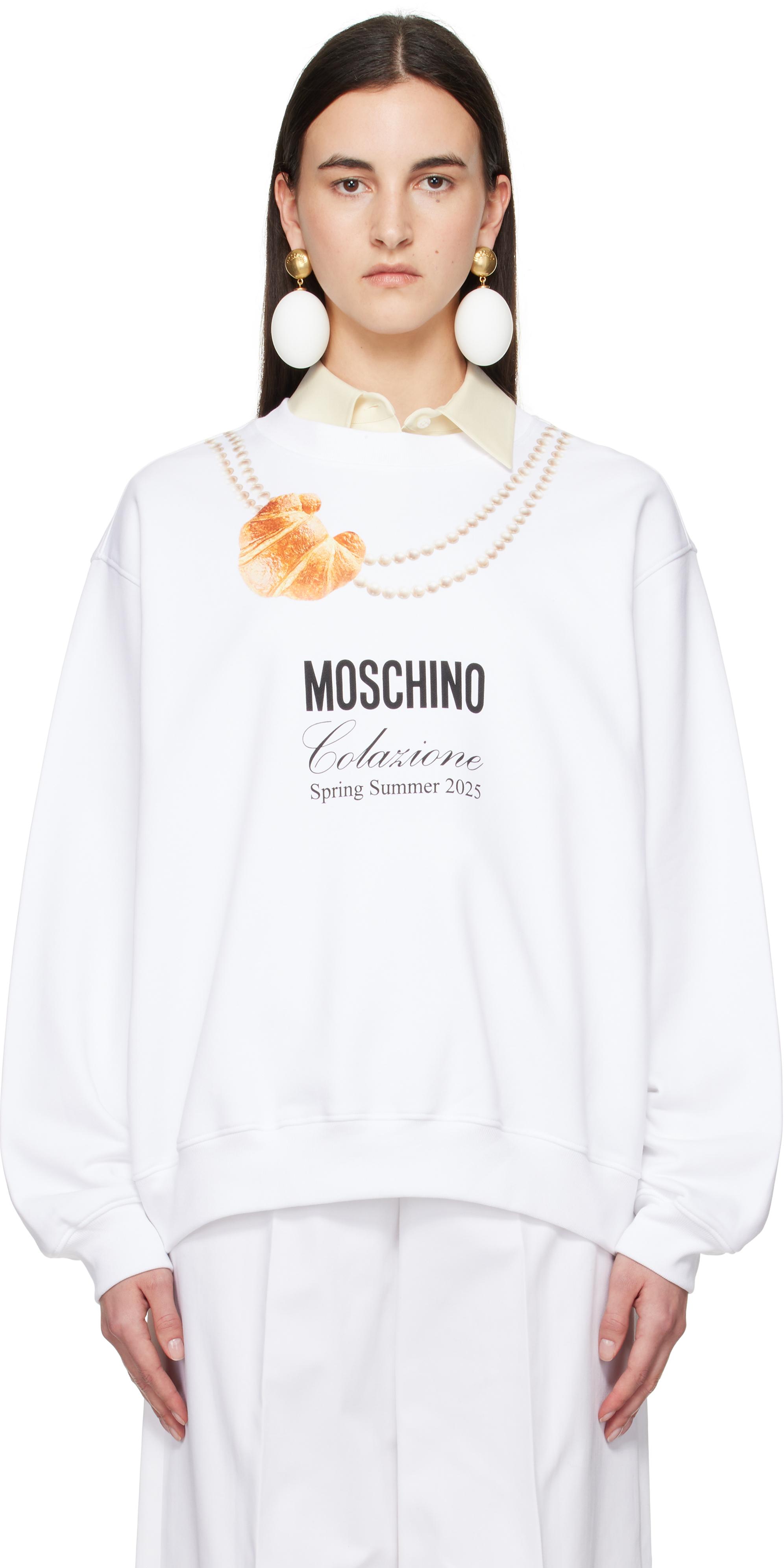 Moschino sweatshirt women sale