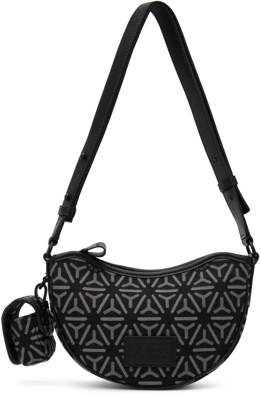 KENZO Paris 'temari' Courier Shoulder Bag in Black Lyst