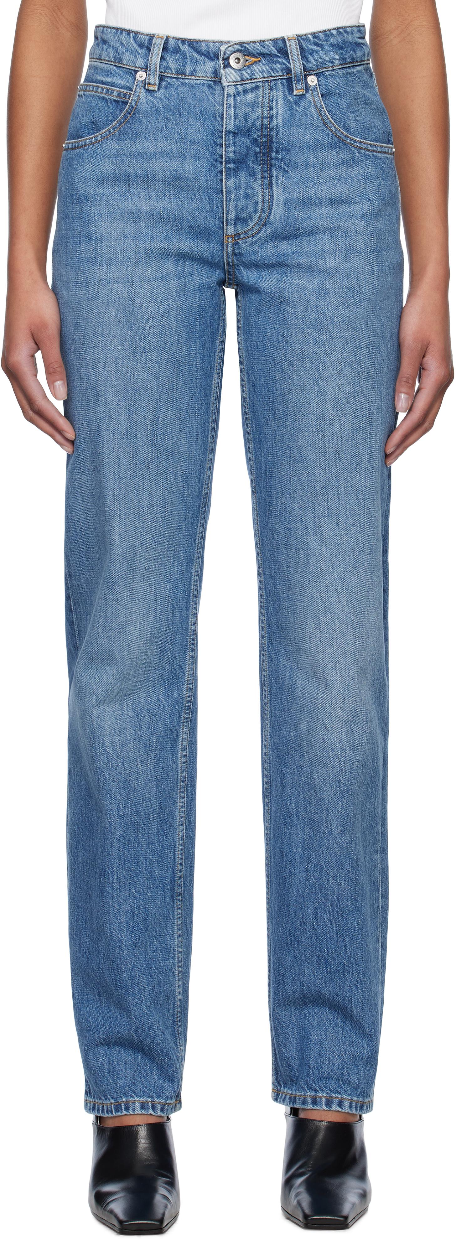 【BOTTEGA VENETA】ヴィンテージインディゴパラッツォジーンズ BOTTEGA VENETA | Intrecciato Patch Wide Leg Palazzo Jeans